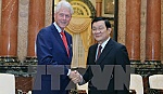 Chủ tịch nước Trương Tấn Sang tiếp nguyên Tổng thống Bill Clinton