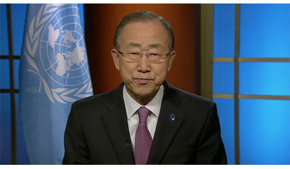 Tổng Thư ký Liên hợp quốc Ban Ki-moon. Nguồn: AFP