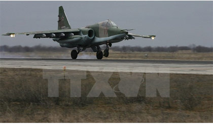 Không quân Nga đã tiến hành không kích IS ở Syria (Nguồn: AFP/TTXVN)