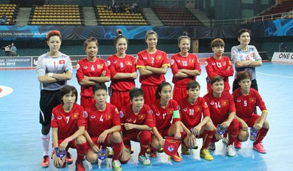 Hầu hết các tuyển thủ QG Futsal nữ sẽ dự giải đấu này. Ảnh: VFF