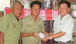 Thương binh Lê Văn Sáng được hỗ trợ 35 triệu đồng