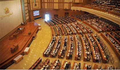 Toàn cảnh một phiên họp Quốc hội của Myanmar. Nguồn: AFP