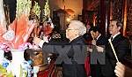Tổng Bí thư Nguyễn Phú Trọng dâng hương tưởng niệm các Vua Hùng