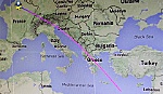 Máy bay chở khách Ai Cập bị rơi tại khu vực gần đảo Hy Lạp