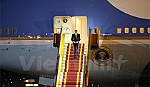 Tổng thống Obama đã đặt chân xuống sân bay Nội Bài