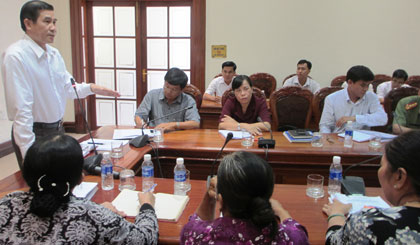 Phát biểu của ông Lê Văn Hưởng, Chủ tịch UBND tỉnh tại buổi tiếp xúc, đối thoại với các hộ dân.