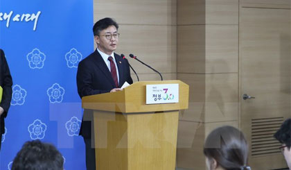 Bộ trưởng Thống nhất Hàn Quốc Hong Yong-pyo. Nguồn: THX/TTXVN
