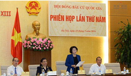 Chủ tịch Quốc hội Nguyễn Thị Kim Ngân phát biểu tại phiên họp. Ảnh: quochoi.vn