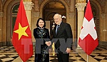 Phó Chủ tịch nước Đặng Thị Ngọc Thịnh thăm làm việc tại Thụy Sĩ