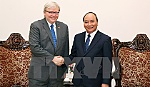 Thủ tướng Chính phủ tiếp nguyên Thủ tướng Australia Kevin Rudd