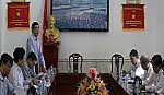 Chủ tịch UBND tỉnh làm việc huyện Cái Bè và Tân Phước