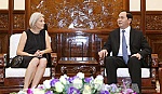 Chủ tịch nước Trần Đại Quang tiếp Đại sứ Đan Mạch