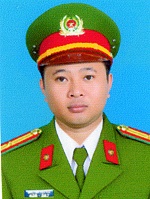 Thiếu tá Nguyễn Văn Hải hết lòng với công việc