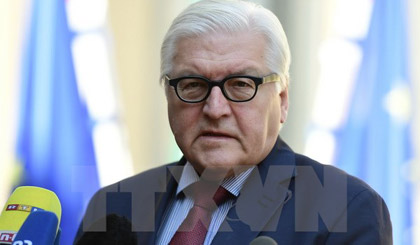 Ngoại trưởng Đức Frank-Walter Steinmeier. Ảnh: AFP/TTXVN