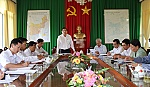 Chủ tịch UBND tỉnh Lê Văn Hưởng làm việc tại huyện Châu Thành, Cai Lậy