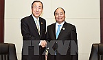 Thủ tướng Nguyễn Xuân Phúc hội kiến Tổng Thư ký Liên hợp quốc