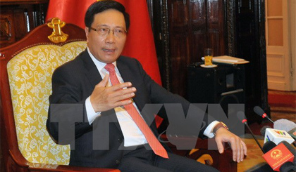 Phó Thủ tướng, Bộ trưởng Ngoại giao Phạm Bình Minh. Ảnh: Nguyễn Khang/TTXVN
