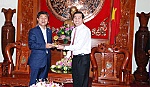 Chủ tịch UBND tỉnh tiếp lãnh đạo và doanh nghiệp quận Sung-buk-gu