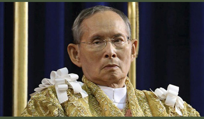 Nhà Vua Thái Lan Bhumibol Adulyadej. Nguồn: Stuff