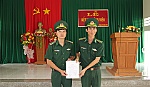 Đảng bộ BĐBP Tiền Giang tổ chức kết nạp đảng viên mới