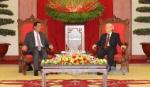 Party chief hails visit by Cambodian Prime Minister