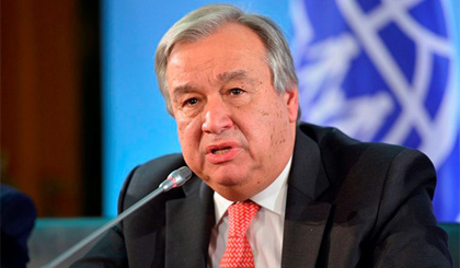 Tổng thư ký Liên hợp quốc, ông Antonio Guterres. Nguồn: Getty Images