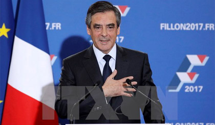 Cựu Thủ tướng Francois Fillon. (Nguồn: EPA/TTXVN)