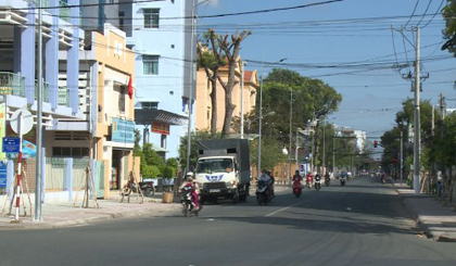 A corner of Le Loi street