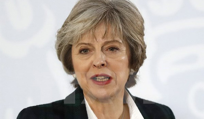 Thủ tướng Anh Theresa May. Ảnh: AFP/TTXVN