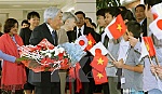 Nhà vua và Hoàng hậu Nhật Bản gặp mặt các tình nguyện viên JICA