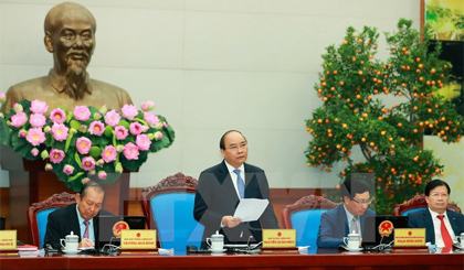 Thủ tướng Nguyễn Xuân Phúc phát biểu. Ảnh:Thống Nhất/TTXVN