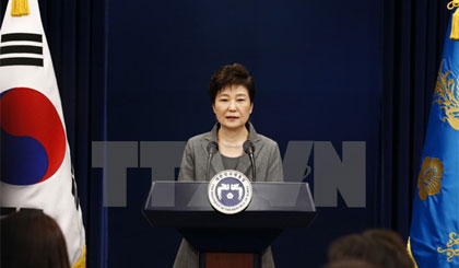 Tổng thống Hàn Quốc Park Geun-Hye. Nguồn: AFP/TTXVN