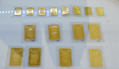 Sản xuất vàng miếng là ngành thực hiện độc quyền nhà nước. Ảnh: Vân Anh