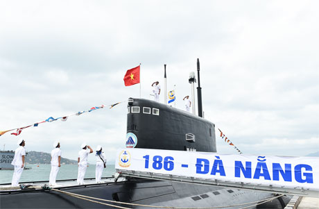 Tàu ngầm Đà Nẵng. Ảnh: VGP/Quang Hiếu