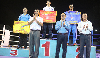 Đội Boxing Tiền Giang xuất sắc đoạt giải Nhất toàn đoàn.