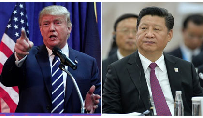 Tổng thống Mỹ Donald Trump và Chủ tịch Trung Quốc Tập Cận Bình. Nguồn: cnn.com