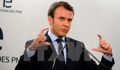 Ứng cử viên Tổng thống Pháp Emmanuel Macron. Nguồn: AFP/TTXVN