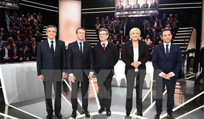 Các ứng cử viên Tổng thống Pháp. Nguồn: AFP/TTXVN