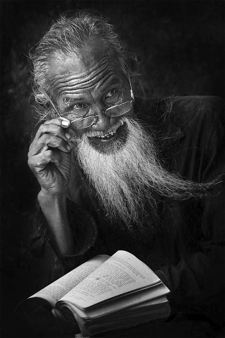 Tác phẩm “Tuổi già” của Trần Đình Thương - Huy chương Vàng cuộc thi ảnh quốc tế VN 2015.