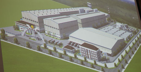 Mô hình Dự án Nhà máy giấy Đại Dương đầu tư tại khu công nghiệp Long Giang (huyện Tân Phước)
