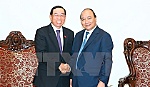 Thủ tướng Nguyễn Xuân Phúc tiếp Bộ trưởng Công chính - Vận tải Lào