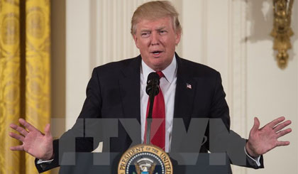 Tổng thống Mỹ Donald Trump. Nguồn: AFP/TTXVN