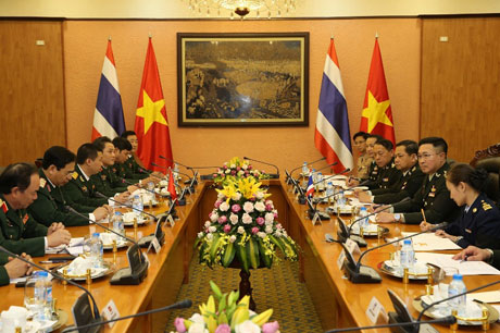  Quang cảnh cuộc hội kiến quân sự cấp cao Việt Nam - Thái Lan.