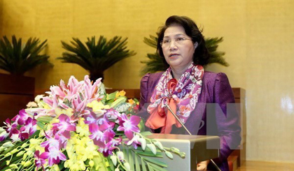 National Assembly Chairwoman Nguyen Thi Kim Ngan (Photo: VNA)