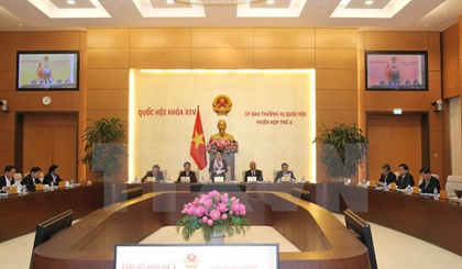 The 8th session of the NA Standing Committee (Source: VNA)
