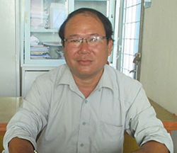 Ông Nguyễn Văn Hải, Phó Trưởng Phòng Văn hóa Thông tin huyện Chợ Gạo.