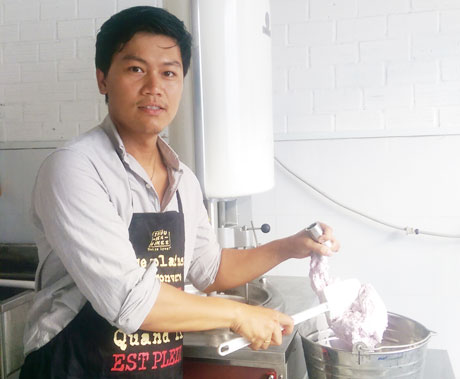 TS. Lê Quang Huy trải nghiệm bên dự án khởi nghiệp đầu tiên là làm kem Wee-gelato.