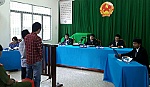 Xét xử lưu động tại xã Hòa Định, huyện Chợ Gạo