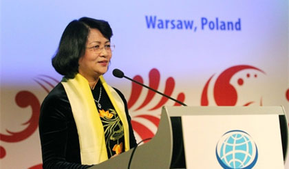 Phó Chủ tịch nước thăm Mông Cổ, dự Hội nghị Phụ nữ toàn cầu