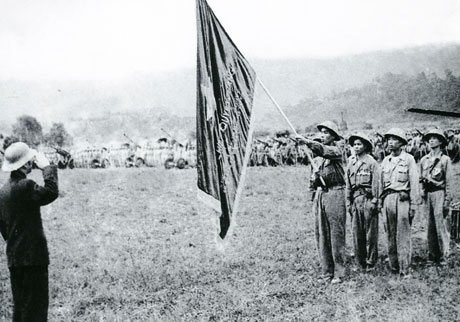 Lễ duyệt binh chiến thắng Điện Biên Phủ.